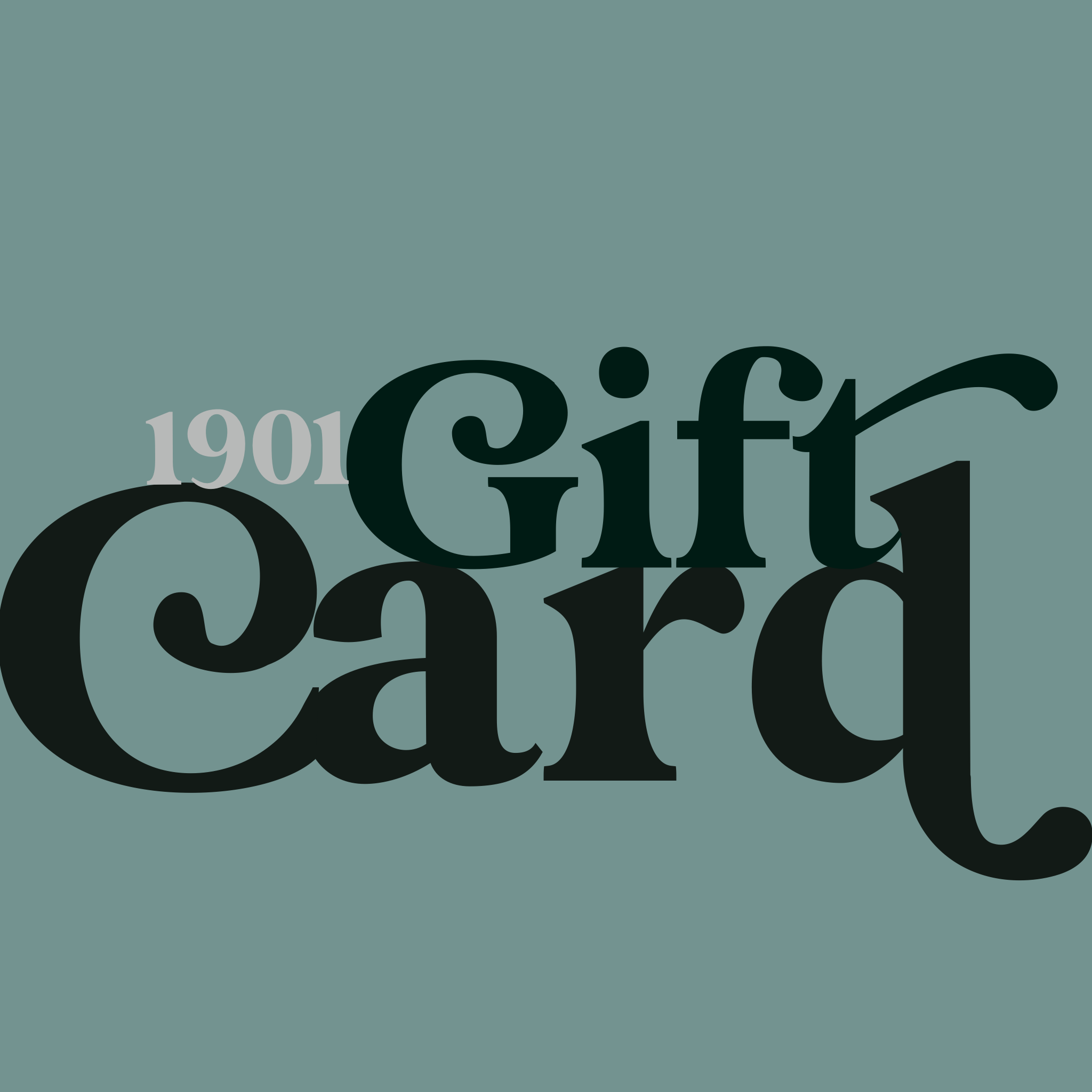 1901 Gift Card