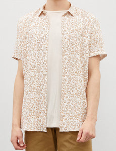Floral Short Sleeve Button Up